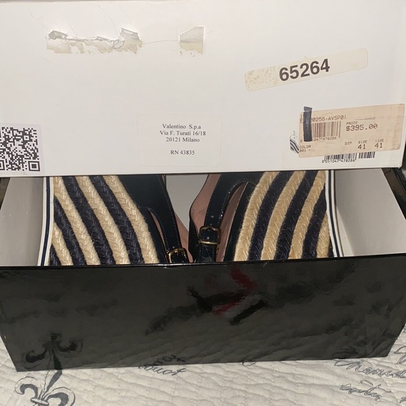 Valentino Vintage navy platform - Picture 4 of 4